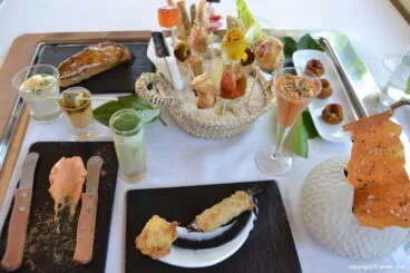 Aperitivos del menú Mediterráneo