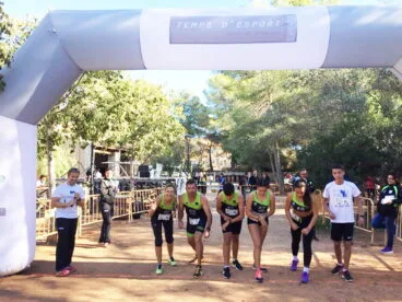 Atletas en la línea de salida