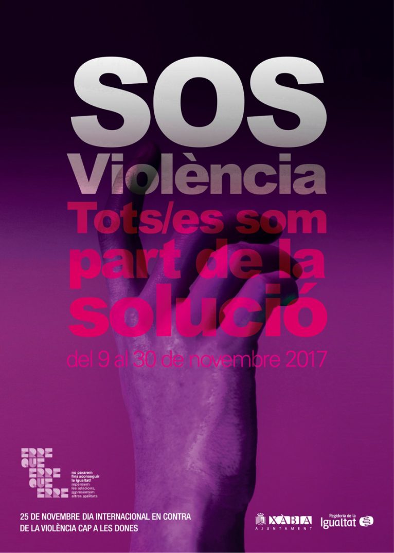 Cartel SOS violencia