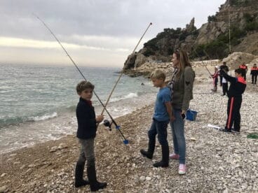 Taller de pesca sostenible en el Moraig
