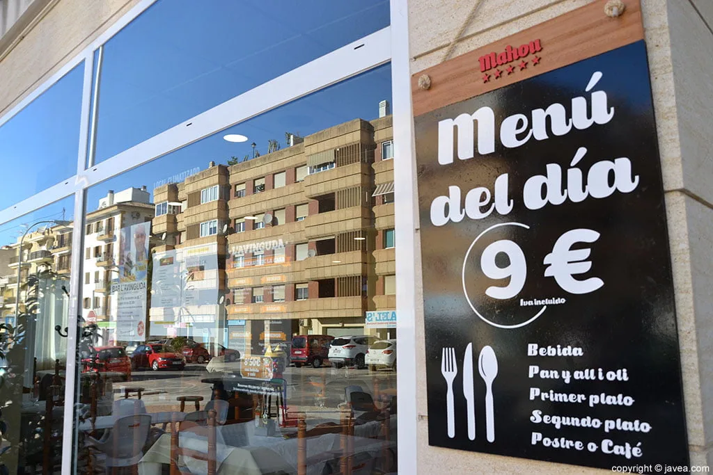 Menú Bar L'Avinguda