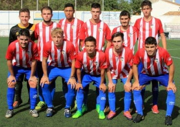Once del juvenil A del CD Jávea