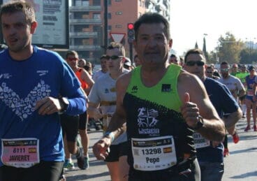 Pepe Cardona durante la prueba