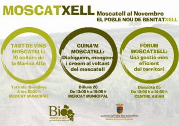 Programación de Moscatxell al novembre