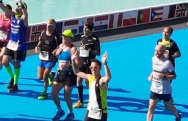 Ramón Lillo entrando en meta