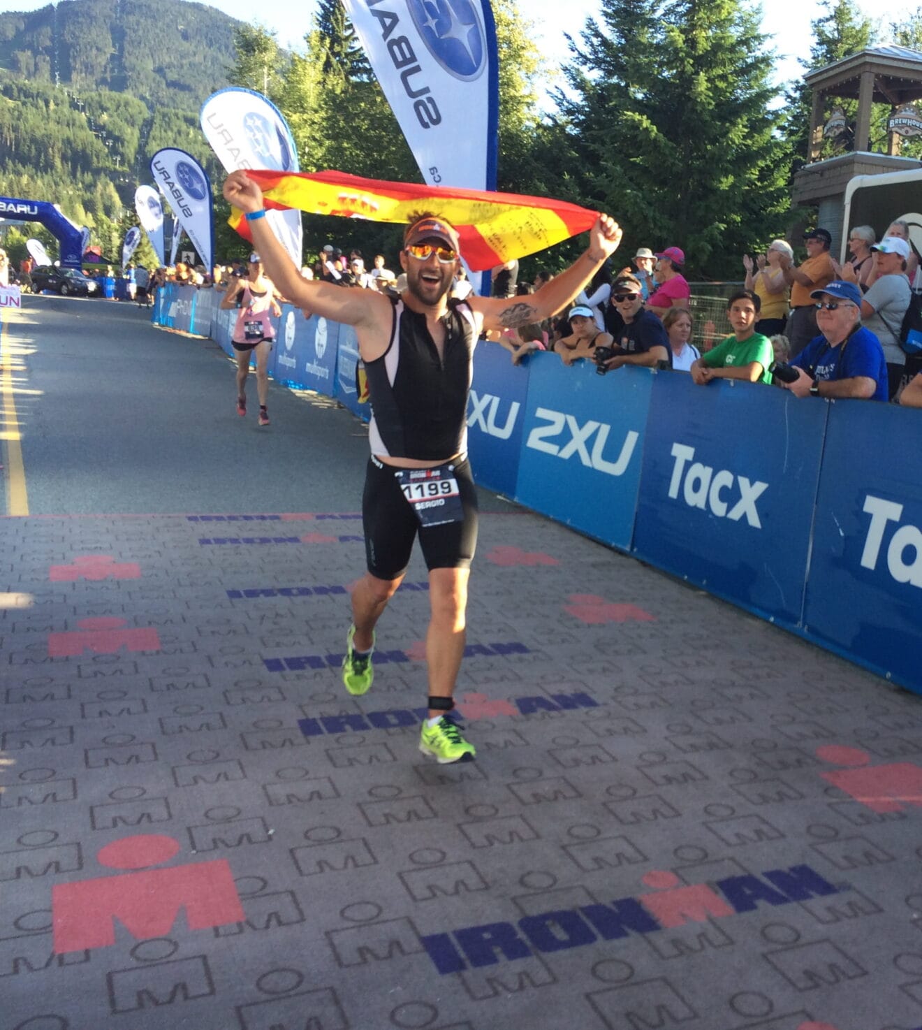 Sergio Tortajada en el Ironman de Canadá 2014