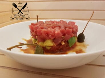 Tartar de atún El Palet de Tapes