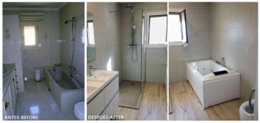 Trabajo antes y después Estudio Decor-Integral Homes. Arquitectura y Construcción