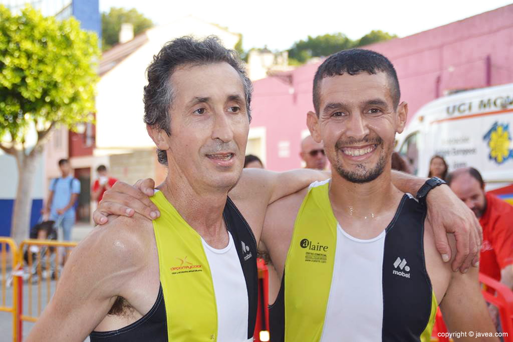 Víctor Fernéndez y Moha Younes grandes atletas