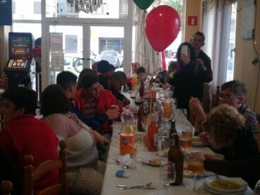 comida de Navidad gratis en el Bar Avinguda de Xàbia