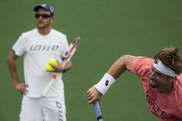 David Ferrer y su hermano Javier Ferrer
