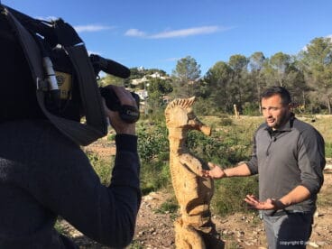 Durante la entrevista con medios nacionales