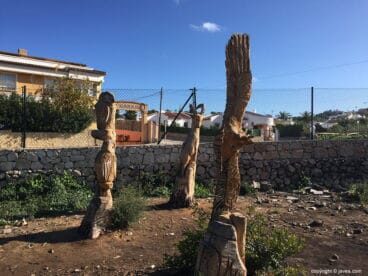 Esculturas hechas por el xabiero Miguel Ángel Miguel