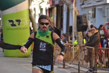 Juanjo Vallés en meta