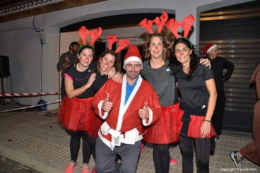 Papa Noel con sus renos