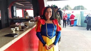 Silvia Barnish, organizadora de la fiesta