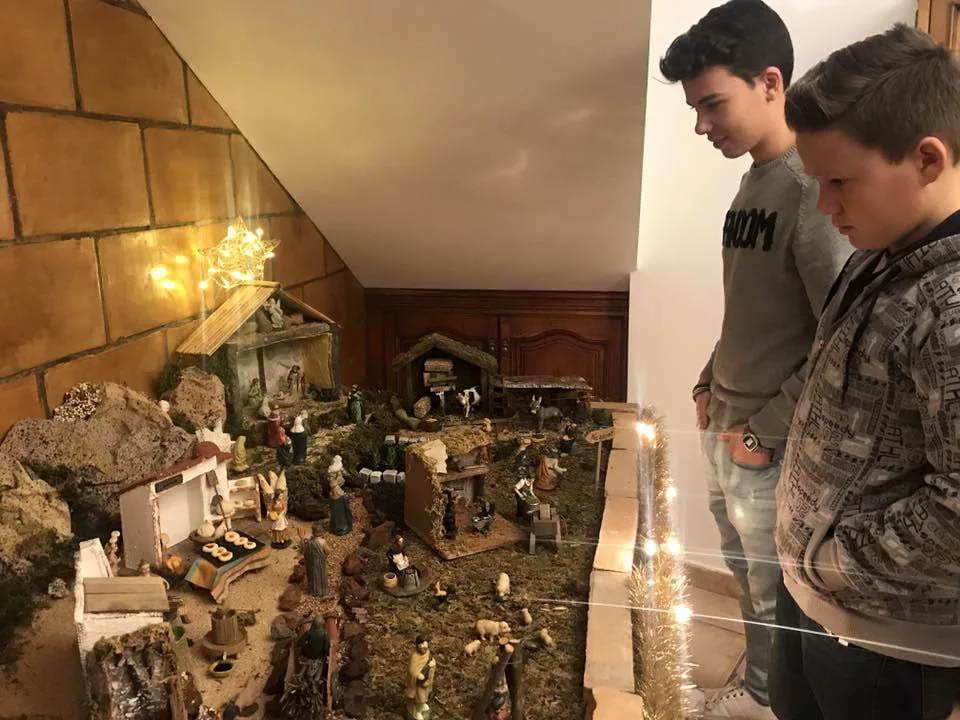 Uno de los belenes presentado a concurso