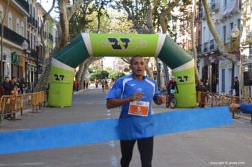 Youssef Ahatach entrando como vencedor