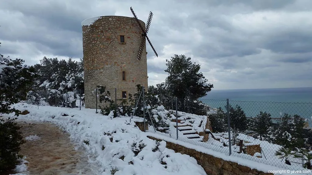Nieve vistas.