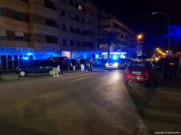 Accidente en la Avenida Juan Carlos I