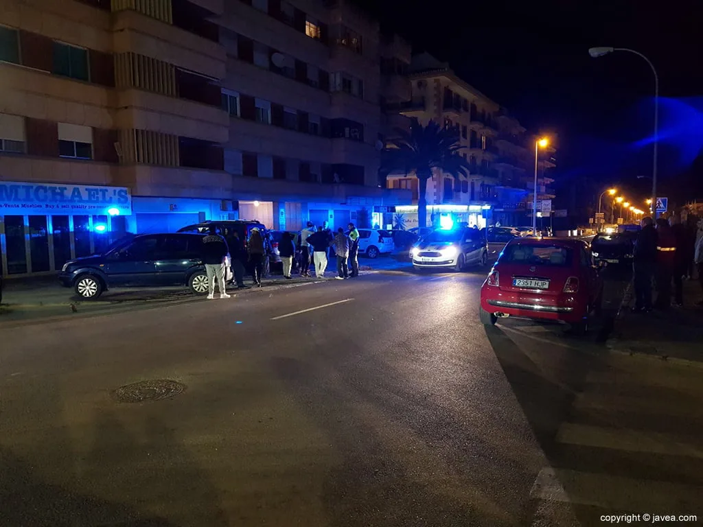 Accidente en la Avenida Juan Carlos I