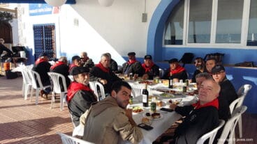 Almuerzo de la Peña La Burrera