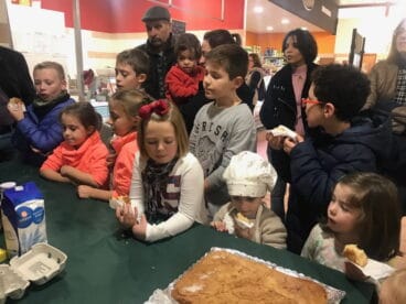 Alumnos del taller de cocina