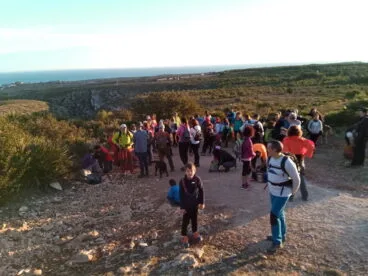 Antes de comenzar la excursión al Montgó