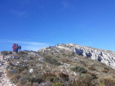 Bajando del Montgó