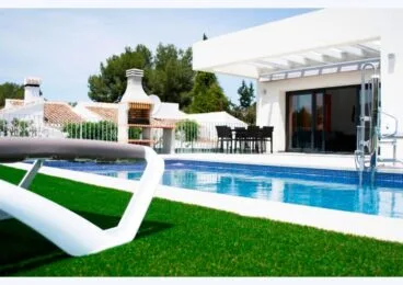 Barbacoa de la villa Javea Houses Inmobiliaria