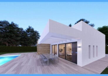 Fachada de la villa Javea Houses Inmobiliaria