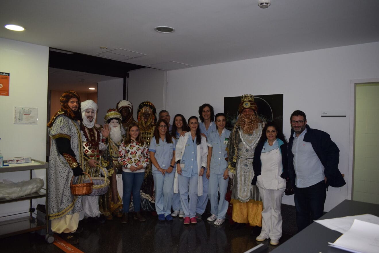 Los Reyes Magos en el Hospital de Dénia