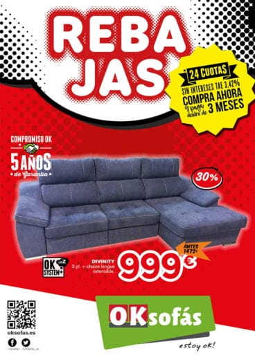 Ok Sofás Dénia rebajas