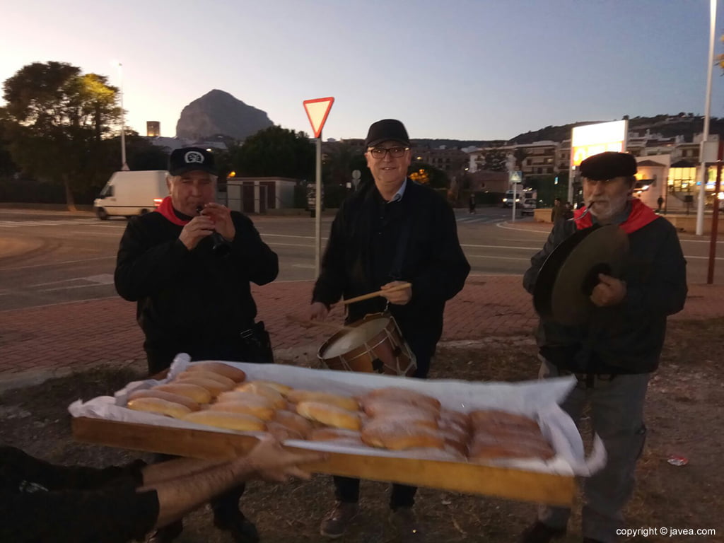 Panes y chcolate en la Feria de San Antoni