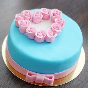 Tarta azul Dulce Vida