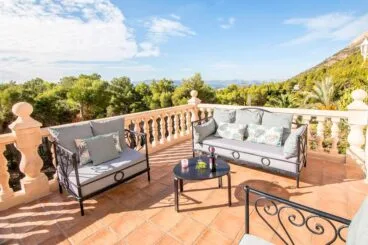 Terraza de la casa de vacaciones Quality Rent a Villa