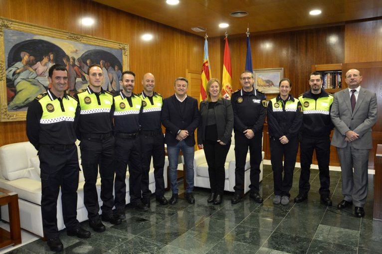 Toma de posesión de los nuevos policías locales de Xàbia