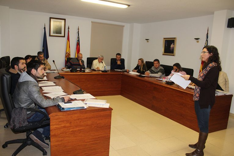 One of the plenary sessions of El Poble Nou de Benitatxell