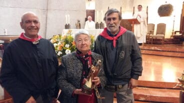 Vecina agraciada con el santo