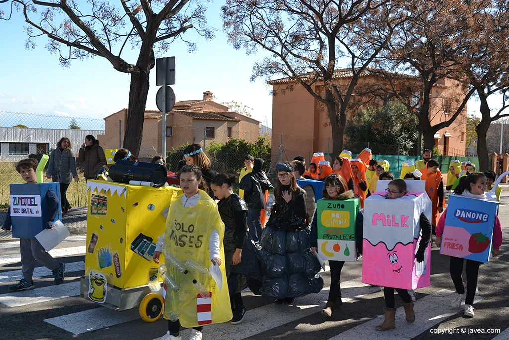 Carnaval en los colegios de Xàbia