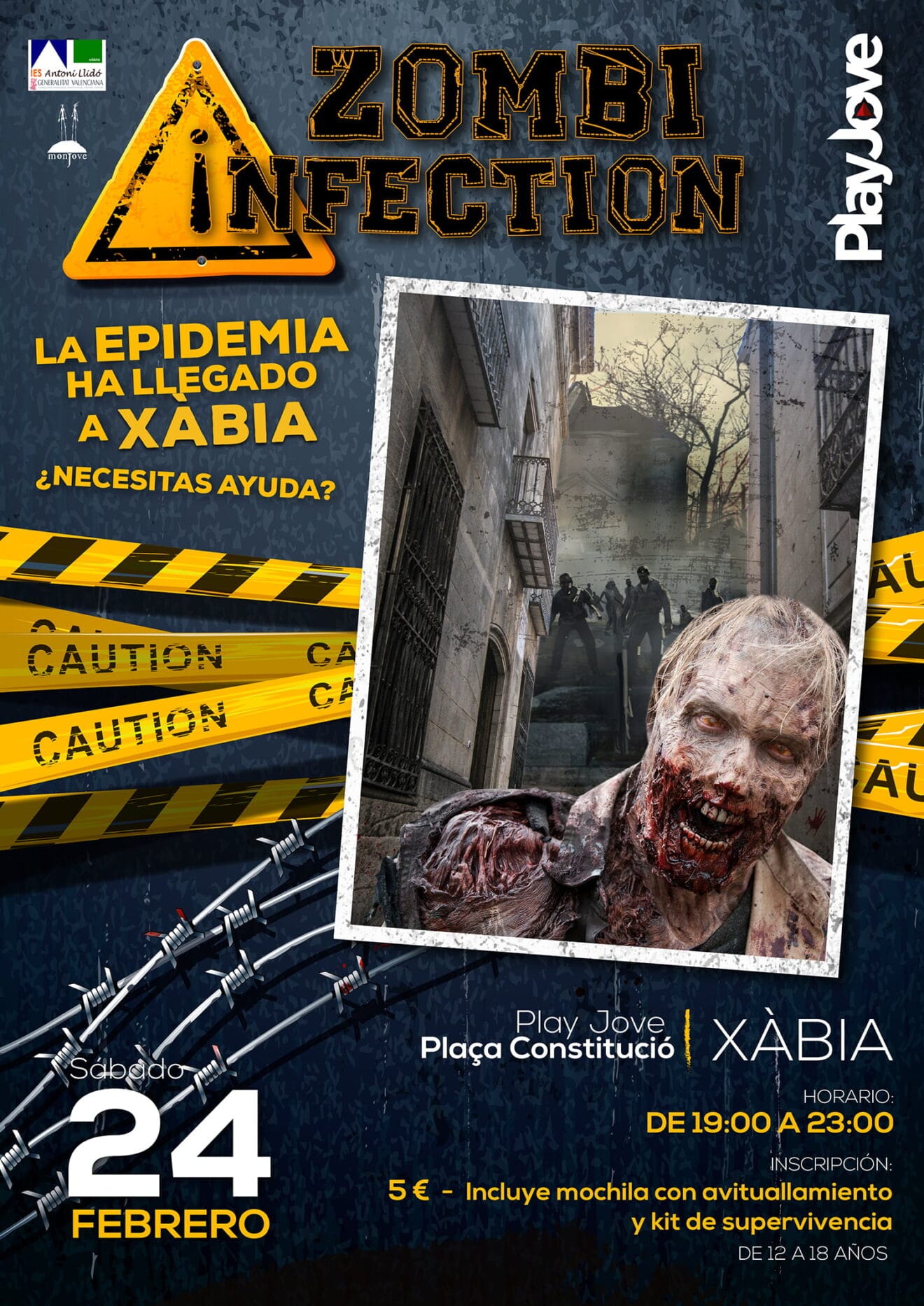 Gymkana zombie para jóvenes