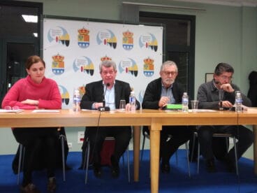 La filóloga eslovena en la presentación de Encontres a Beniarbeig 2018