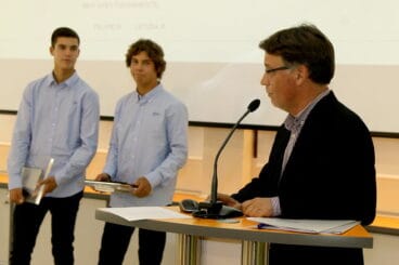 Los hermanos Luján en su homenaje