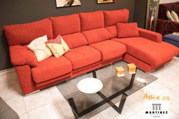 Sofá rojo Muebles Martínez
