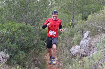 Xabiero en la carrera de Pedreguer