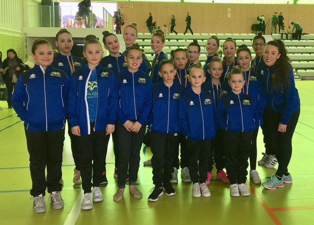 Alumnas de la Escuela de gimnasia