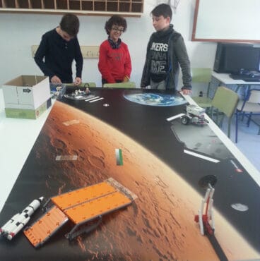 Alumnos que participarán en el ‘World Robot Olympiad’