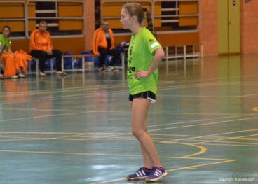 Duna Navarro durante un partido