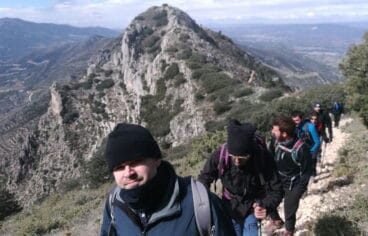 En pleno ascenso a la cima