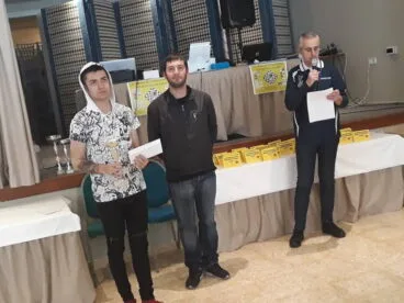 Entrega de trofeos
